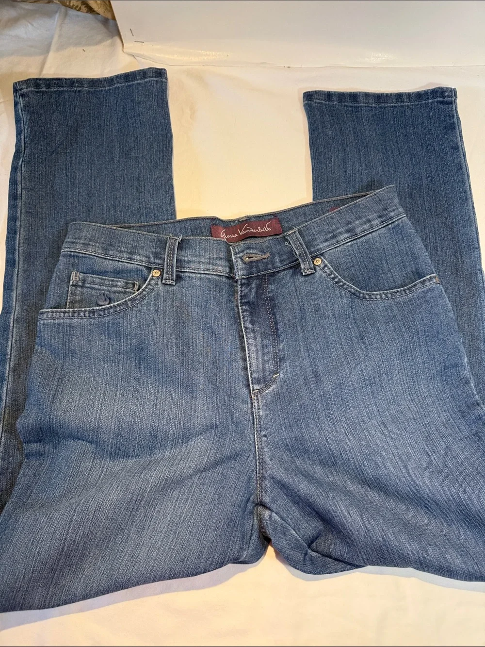 Gloria Vanderbilt Straight-Leg Jeans in Classic Blue